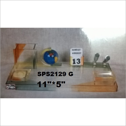 Acrylic Color Pen Stand With Globe