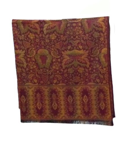 Jacquard Weave Silk Shawl