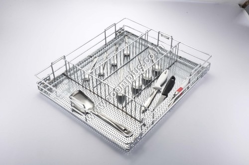 Perforated Cutlery Basket