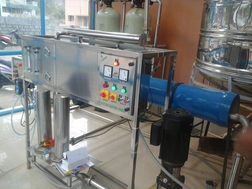 2000 ltr frp plant with ss pipe line