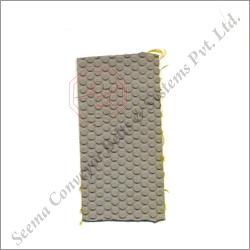 Button Shape Roller Lagging Belt - High Grade Rubber, Heavy Duty | Easy Install, High Tensile Strength, Advanced Machinery