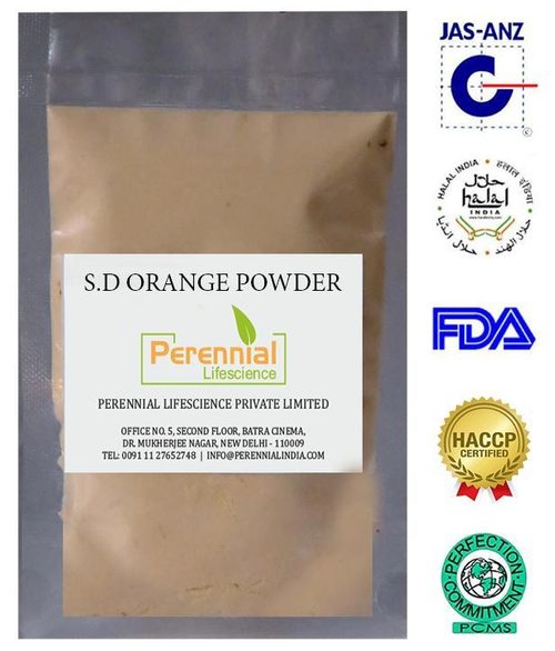 Dried orange juice powder