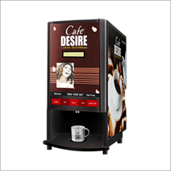 Two Lane Double Option Coffee Tea Vending Machine