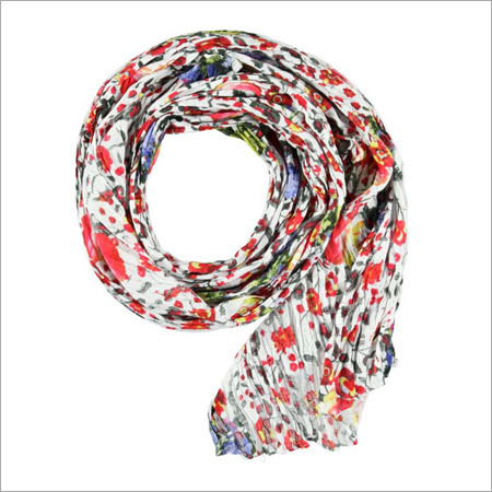 Flower Print Scarf