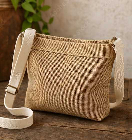Designer Jute Hand Bag - Color: As Per Choice