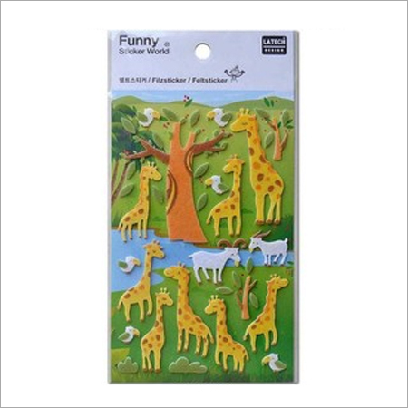 3D felt mini stickers