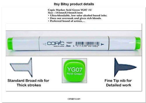 Copic Marker Acid Green
