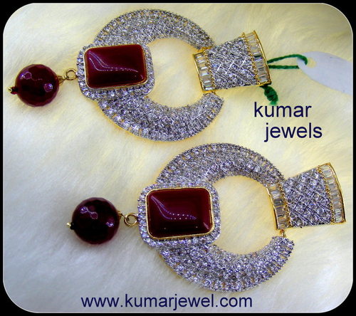 Zirconic Long Earring
