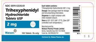 Trihexyphenidyl 2mg Tablets