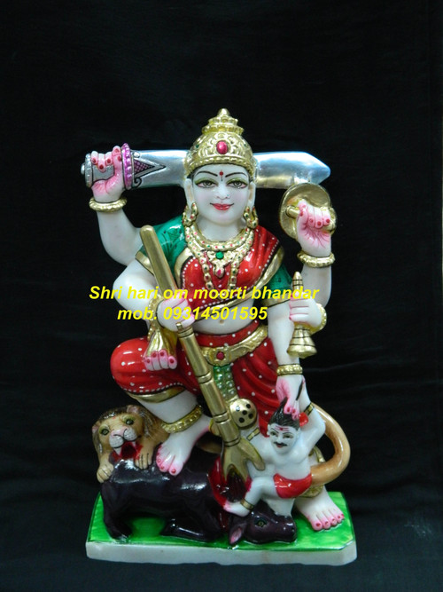 Polishing & Painting Marble Kankai Mata