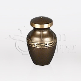Carthage II Brass Token Cremation Urn