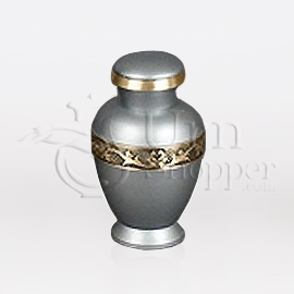 Castle II Brass Token Cremation Urn