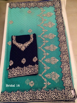 Bridal Saree Blouse Back Neck Designs