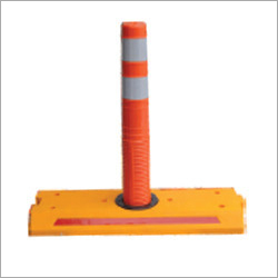 Lane Separator - High-Quality Plastic, 50x50 cm | Fast Installation, Removable and Relocatable, Low Maintenance