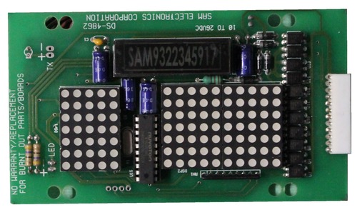 Zinc Elevator Dot Matrix Display Cards