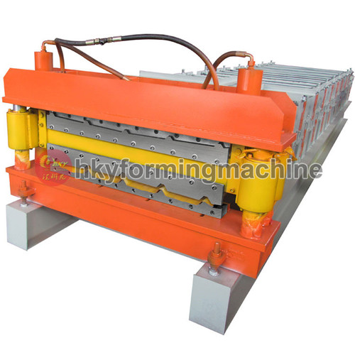 Double Layer Steel Sheet Roll Forming Machine