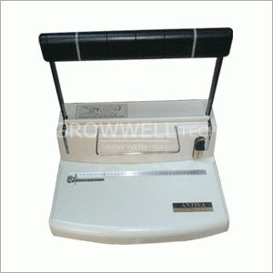Wire Binding Machines - Metal, 12x10x5 Inches, Manual Power | 200 Sheets Capacity, 20 Sheets Punch, Durable Design