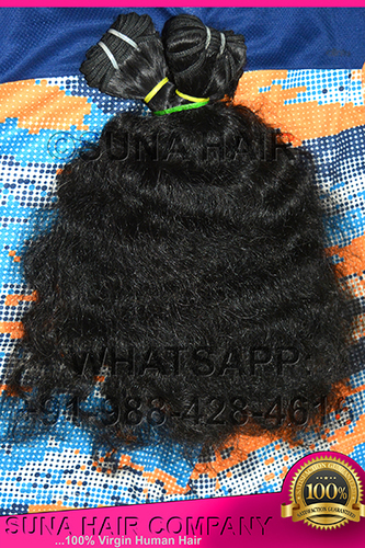 Indian unprocessed curly natural human hair