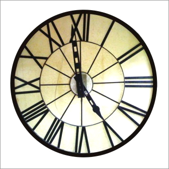 Analog Tower Clock - Metal And Glass Variable Diameter | Accurate Timekeeping Durable Build Low Maintenance