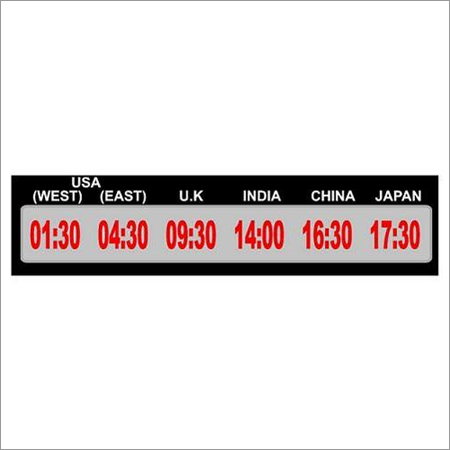 Digital World Time Clock