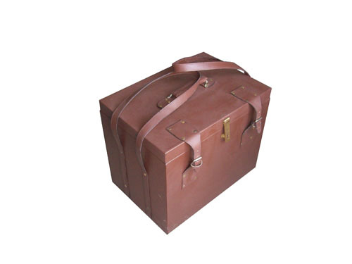 Leather And Leatherette Storage Box Trunk