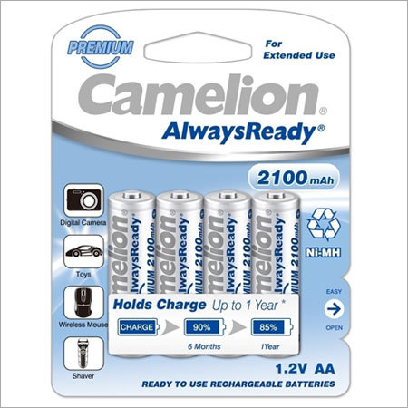 Nimh Always Ready Batteries Nominal Voltage: 1.2 Volt (V)