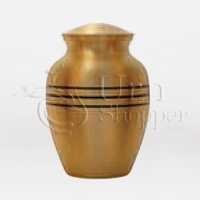 Gold Classic Bronze With Stripes Brass