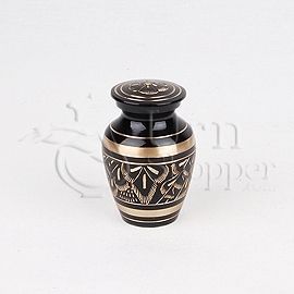 Classic Radiance Brass Token Cremation Urn