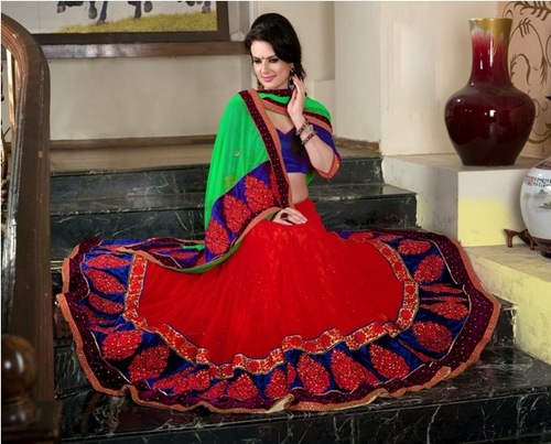 Awesome Embroidered Lehenga Choli