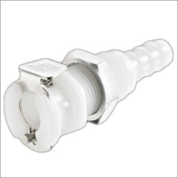 Panel Mount Hose Barb Socket