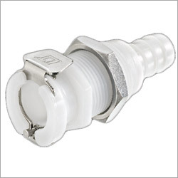Panel Mount Hose Barb Socket