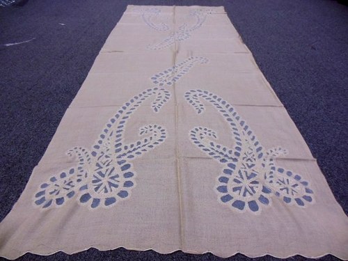 100% Wool Cashmere Indian Cutwork Stoles - 100x200cm, 70x200cm, Off-White | Luxurious Cashmere, Intricate Cutwork, Handcrafted Lace Shawls