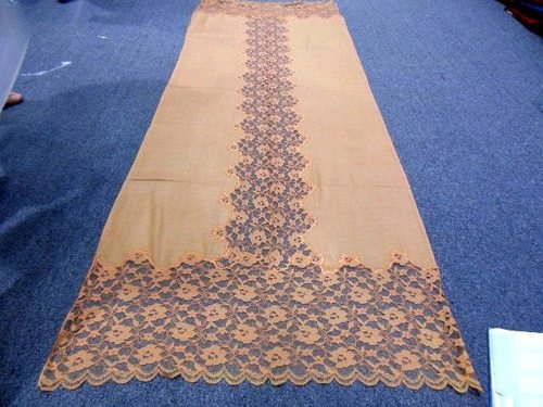 100% wool cashmere indain cutwork stoles 