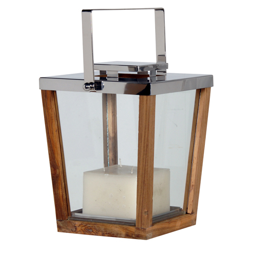Wooden Stainless Steel Combination Lanterns