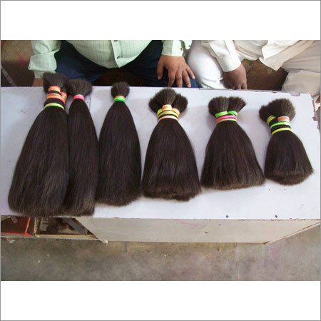 Human wefted Hair