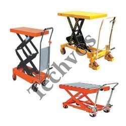 Hand Operated Scissor Lift - Load Capacity: 500-2000  Kilograms (Kg)