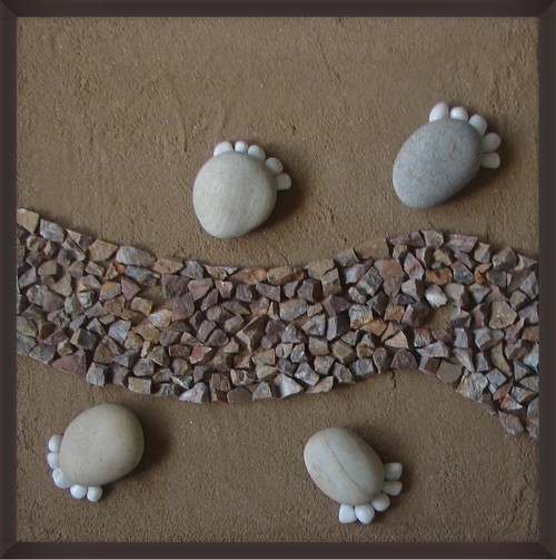 Modern Stone Wall Art