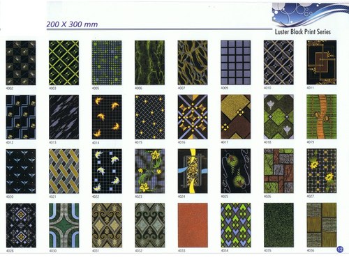 Luster Black Print Series