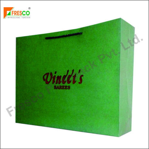 Green Designer Gift Paper Bag