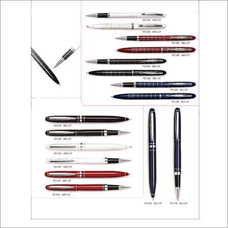 Twist Action Metal Ball Pens & Pull Cap Roller Pens