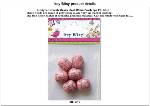 Designer crackle beads