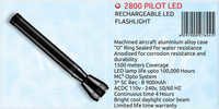 Mr. Light 2800 Pilot Rechargeable LED Torch