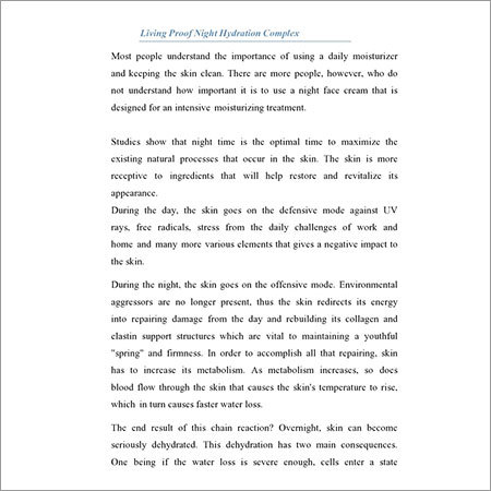 Living Proof Night Hydration Complex 30ml Product Write Up (Page 1)