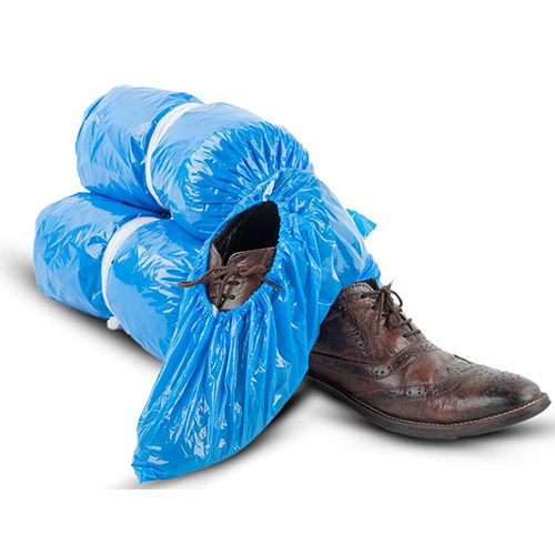 Blue Shoe Cover Plastic