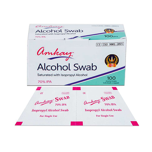 AMKAY प्रोडक्ट्स प्राइवेट द्वारा अल्कोहल स्वैब। लिमिटेड