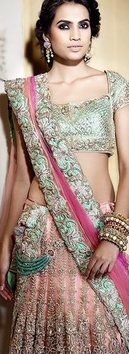 Bridal Lehenga Choli - Silk Blend, 54 Inches, Pink | Hand Embroidery, Elegant Design, Customizable Size