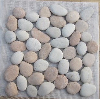 natural pink pebble