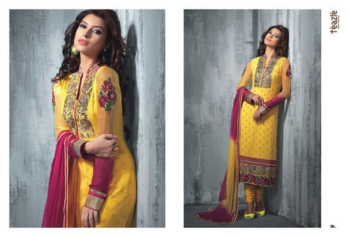 Cotton Patiala Dress Material