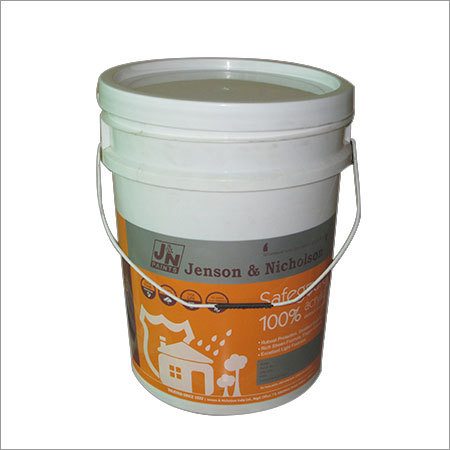Distemper Paint Buckets - Plastic Material, Various Capacities, White Color | Crack Resistant, Lightweight, Leakage Proof