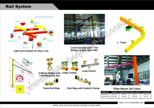 Industrial Free Flow Rail System